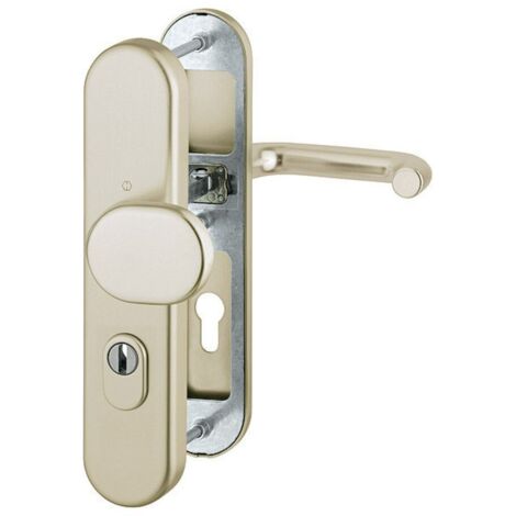 Hoppe Schutzgarnitur Paris 86G/3332ZA/3310/138L Alu.F2 72mm 42-47mm