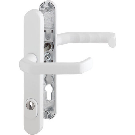 HOPPE® Schutz-Drückergarnitur mit Schmalschild Liverpool 1313G/3359ZA/3357N, Aluminium, 2895717