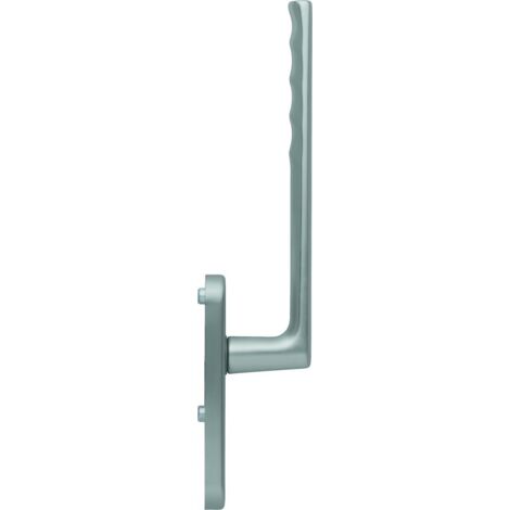 HOPPE® Handhebelgarnitur Hamburg HS-0700/431N-AS, ohne Schrauben, Aluminium, ungelocht