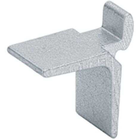 Hettich Bodenträger, Vari 29249, L 18mm, B 10mm, Aluminium blank