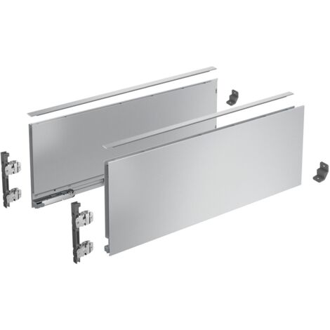 Hettich Zarge AvanTech YOU Set, Höhe 187 mm, NL 550 mm, silber, links und rechts