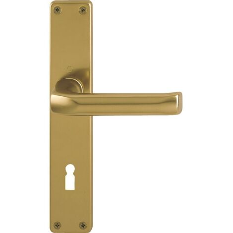 HOPPE® Drückergarnitur mit Langschild London 113/202SP, Aluminium, 6768329