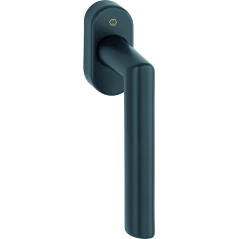 HOPPE® Fenstergriff Amsterdam 0400/US956, mit Schrauben, Aluminium, schwarz matt