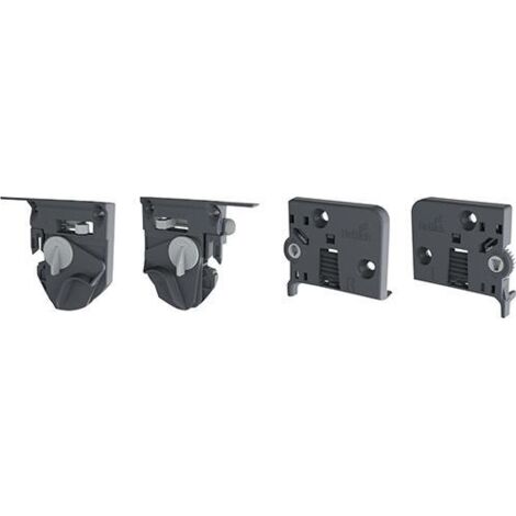 Hettich Set Schnäpper und Neigungsverstellung Quadro 4D V6