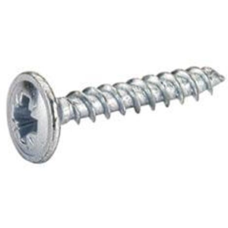 Hettich Rückwand-Befestigungsschraube,  Ø 3mm, L 20mm,  16190,  Stahl,  verzinkt