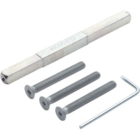 HOPPE Befestigungsset zu Drückergarnituren, Türstärke 97 - 102 mm ÖNORM