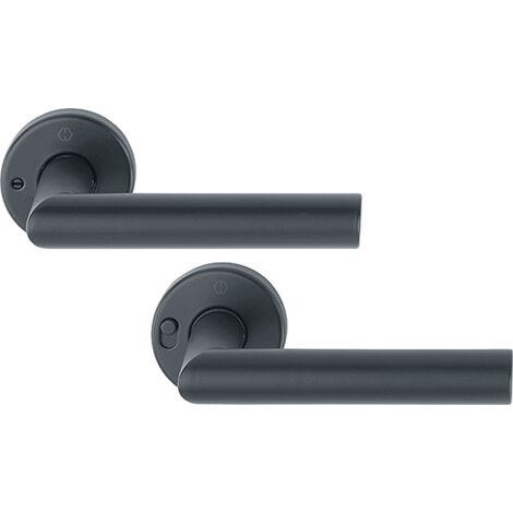Hoppe Türgriffgrt. Minilock, Amsterdam 8 mm E1400Z/42VR F9714M, schwarz Din LS