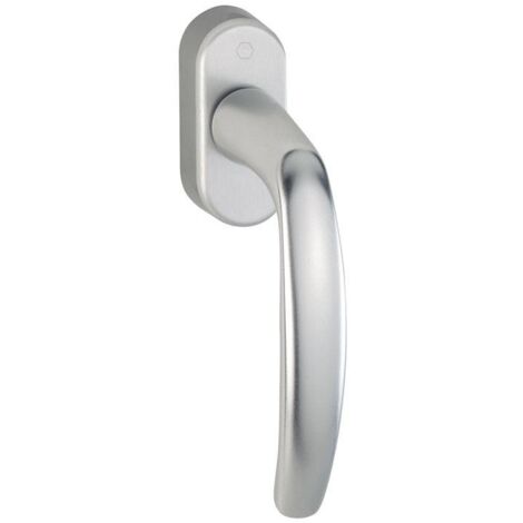 HOPPE Fenstergriff ATLANTA - Secustik, VK 7 x 32 - 42 mm, Alu silber