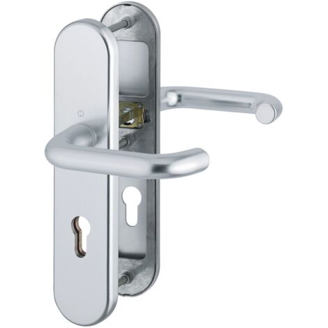 Hoppe Zt-Si-Dr.grt., Langsch., Paris 138L/3331/3310, PZ gelocht, E72, Aluminium