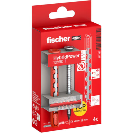 fischer 577393 HybridPower, Rot