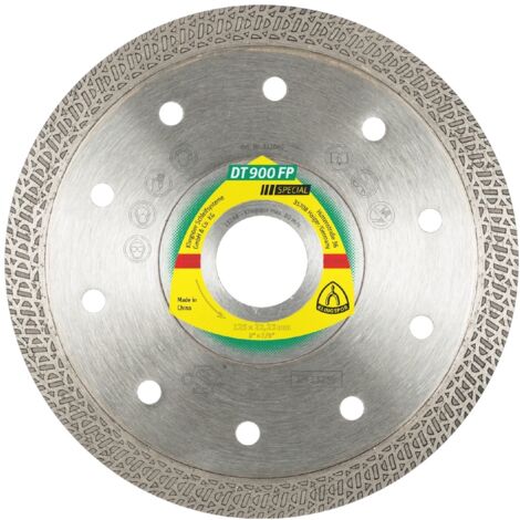 KLINGSPOR TURBO DIAMANTSCHEIBE 125 mm x 1,4 mm x 22,2 mm SPEZIAL DT900FP GRES, KERAMIK