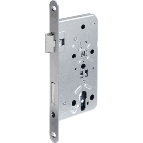 BKS Behörden-Einsteckschloss 0615 PZW 24/65/72/8mm DIN L VA rd Kl 5 - B-06150-25-L-8