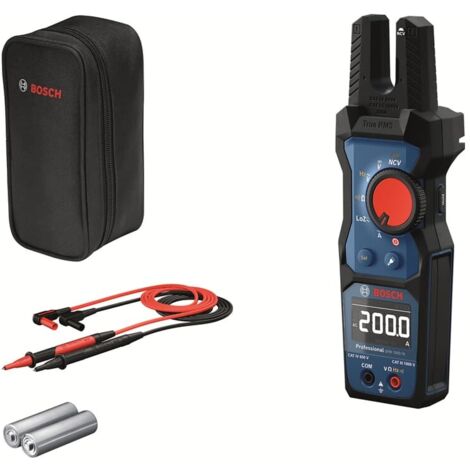 Bosch Gabelstromzange Elektrisches Prüfgerät GFM 1000-15 Professional