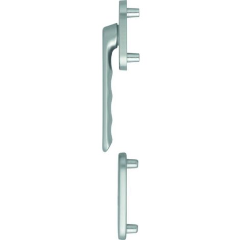 HOPPE® Fenstertürgriffgarnitur Luxembourg 099KH/66N/66NS, Aluminium, 11739265