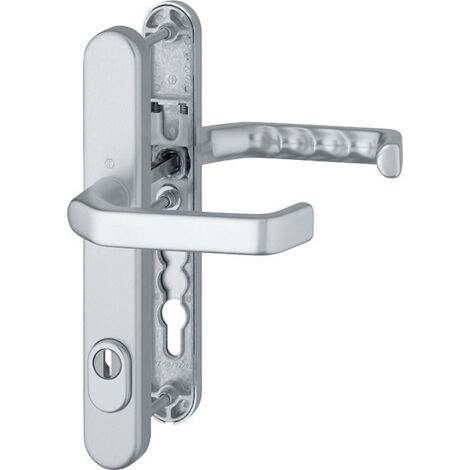 HOPPE® Schutz-Drückergarnitur mit Schmalschild Liverpool 1313G/3359ZA/3357N, Aluminium, 11623561