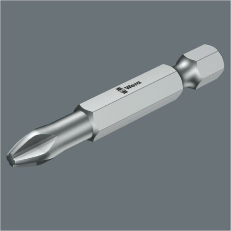WERA 5059815001 Bit 851/4 TZ 1/4 Zoll PH 3 Länge 50 mm Torsionszone, zähhart