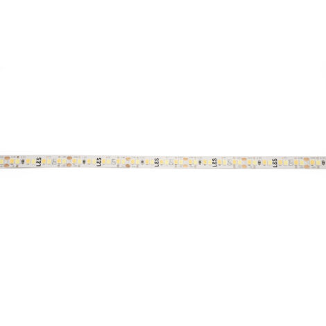 L&S LED-Band HE 112+112LEDs/m (2835), 2700-6500K, 4+4LEDs/35,7mm, 24DC, 4W/m, 8mmx5m, mit 2x Anschlussltg. 2000mm, white PCB, IP20, (1/4)