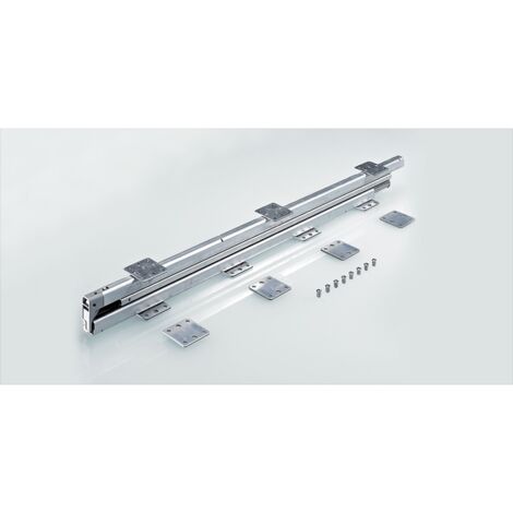 Hettich Kulissen- Auszug, Einbaul. 550mm, Quadro Big Duplex 9134840, Stahl verzinkt (1/3)