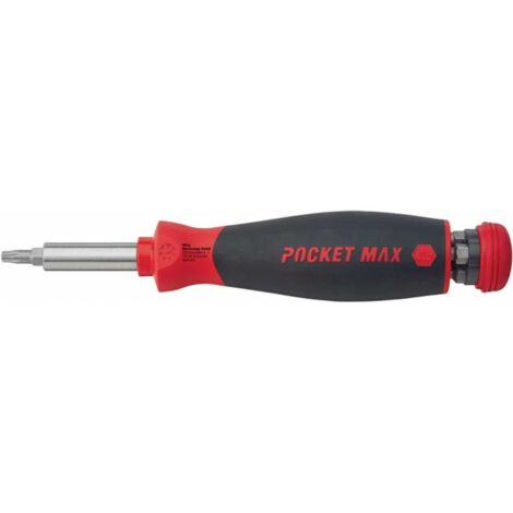 Magazinbithalter Bitmagazin PocketMax® mechanik 8-tlg.Schlitz/PH/PZD/TORX® WIHA (1/5)
