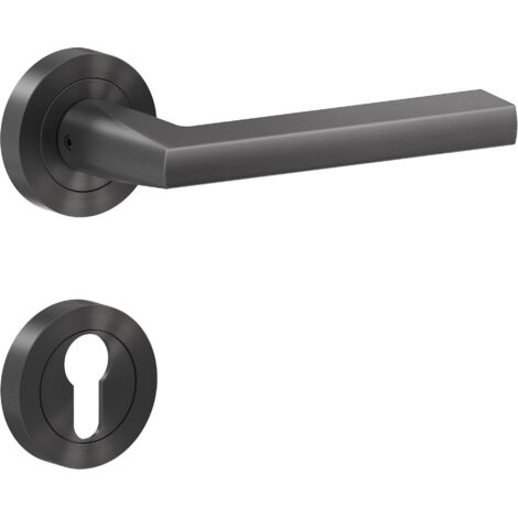 KARCHER DESIGN Drückergarnitur ER54 PZ0 89 - Montana, Profilzylinder, Edelstahl (1/5)