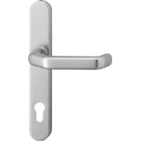 EDI Drücker-Halbgarnitur mit Langschild Kronos 1200/0235, Aluminium