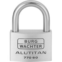 Burg-W Vorhangschloss aus Aluminium 770 60 Alutitan