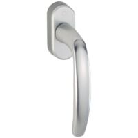 HOPPE Fenstergriff ATLANTA - Secustik, VK 7 x 32 - 42 mm, Alu silber