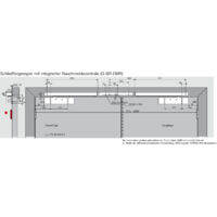 DORMAKABA Gleitschiene GSR-EMR2-V, silber