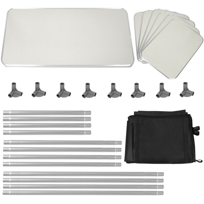 Armadio Da Campeggio Pieghevole Aufun - Con Piano Di Lavoro, Leggero E Portatile - Foto 8