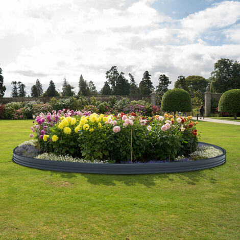 Bordo Da Giardino Rattan Aspetto Bordo Per Prato Bordo Per Erba Bordo Per Vialetti In Plastica Bordo Per Aiuole Grigio 25m 90484424