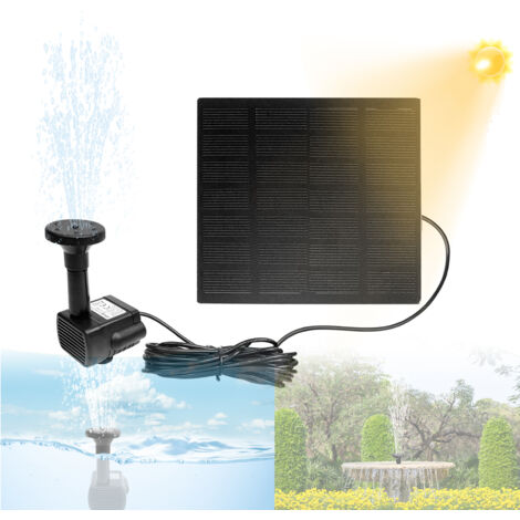 Pompa Per Fontana Solare Con 9 Effetti, Fontana Solare Per Giardino Pompa Per Fontana Galleggiante Solare 88784405