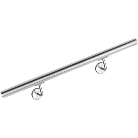 Set Di 5 Supporti Per Corrimano In Acciaio Inox Bianco - 60x80mm Con Viti E Tasselli Per Montaggio A Parete - Foto 12