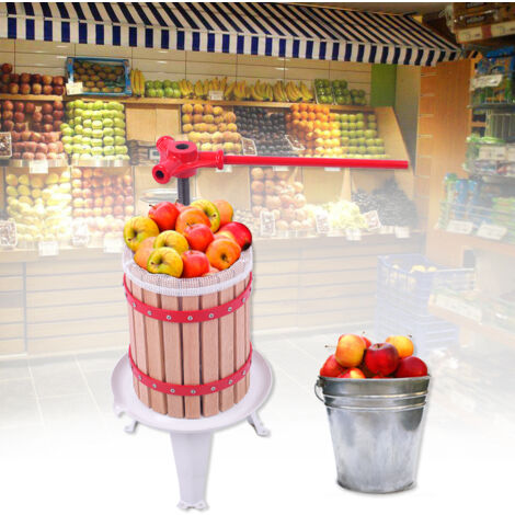 AUFUN Pressa per frutta per succhi Pressa per vino Pressa er succo di frutta Pressa per polpa Macinatore di frutta, Pressa di frutta, 6 L