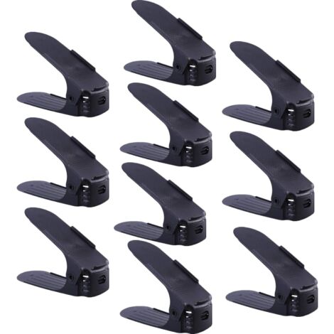 Portascarpe Regolabile A 3 Altezze - Organizzatore Salvaspazio Per Armadio O Pavimento - Foto 7