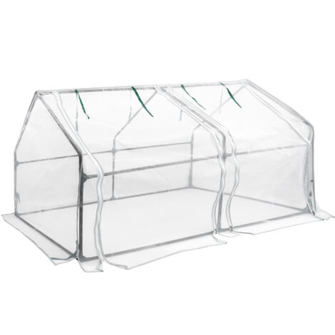 Mini Invernadero Display4top 51x45x130 Cm - 3 Estantes, Cubierta PVC, Para Interior Y Exterior