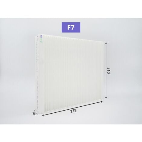 Filtres G4/F7 compatibles ALDES DEE FLY Modulo ou Hygro avec by-pass