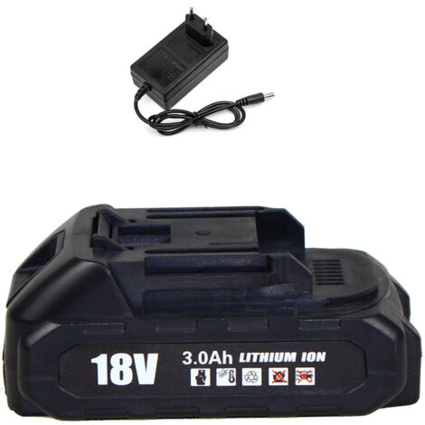 1 x 3000 mAh Akku + Ladegerät, nur passend für Werkzeuge in unserem Shop,3.0A LI-ION