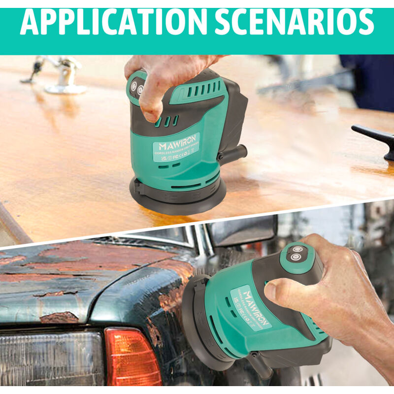 Yamato - Levigatrice Orbitale Palmare "lo 180p" Yamato D - Foto 10