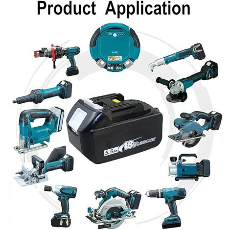 Caricabatterie Per Batteria Makita 18V 5.0Ah - Compatibile Con BL1860B, BL1850, Con LED Indicator - Foto 12