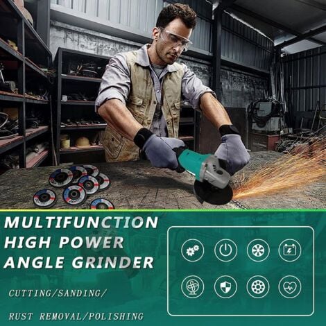 Smerigliatrice Angolare Makita 18V Senza Spazzole - 125mm, Senza Batteria, Per Taglio E Smerigliatura - Foto 10