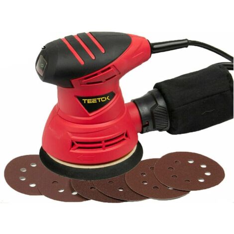 Confezione da 3 cuscinetti abrasivi da 125 mm a 8 fori per