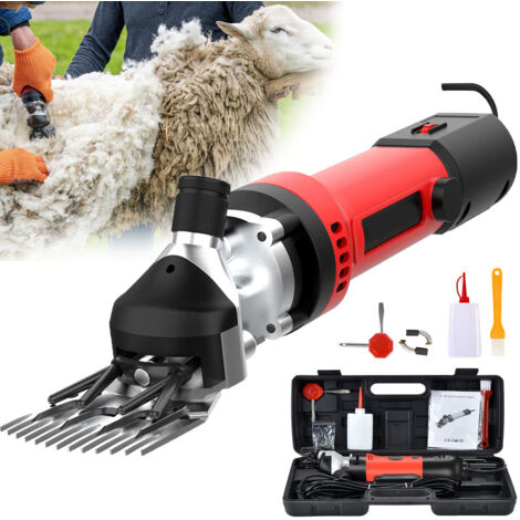 Tosatrice Per Pecore VidaXL 320W - Set 6 Pezzi Elettrico Con Valigetta, Per Ovini E Capre - Foto 7