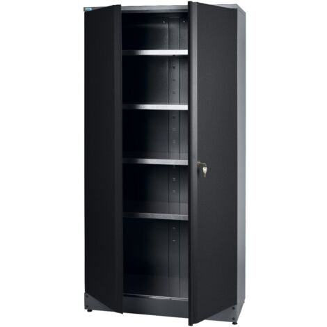 Armoire haute Küpper 70289, 204 x 53 x 91 cm, avec 4 étagères d'une capacité de charge de 75 kg chacune