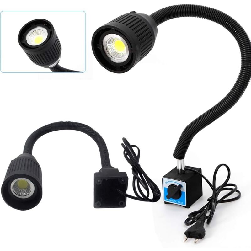 Natudeco LED-Nählampe Mit Magnet - Helles Nähmaschinenlicht Für Perfekte Beleuchtung | Auch Für Bohrmaschinen & Fräsmaschinen