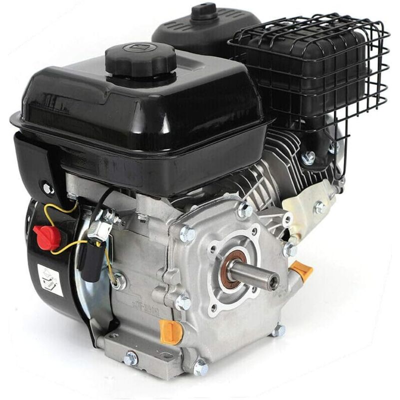 4-takt OHV benzinemotor, kartmotor, 7.5 pk, staande motor, 25 ° hellende eencilinder, zwaartekrachttoevoer oliealarm, 5,1 kW, geschikt voor peddelmachine