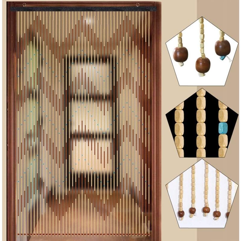 Maximex Türvorhang »Holzperlen«, (1 St.), Handarbeit Maximex Türvorhang »Holzperlen«, (1 St.), Handarbeit