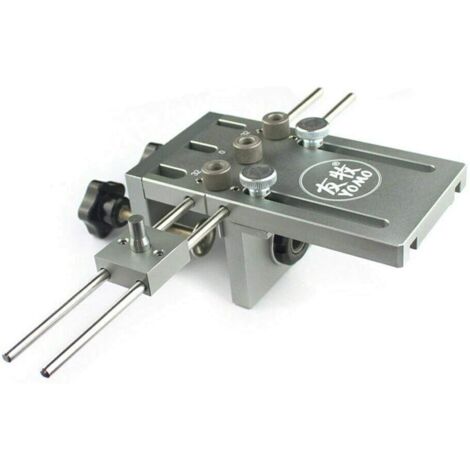 3 in 1 Dübellehre Bohrschablone 10mm Bohrhilfe Dübellehre Bohrschablone Führung Kit mit Bohrhülse+Spiralbohrer 6/8 /10mm