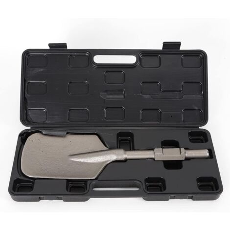 SDS HEX Schaufelmeißel 135 x 440 mm Schaufelmeißel Asphaltmeißel für Abbruchhammer Stemmhammer, Ideal zum Abtragen von Beton & Mauerwerk