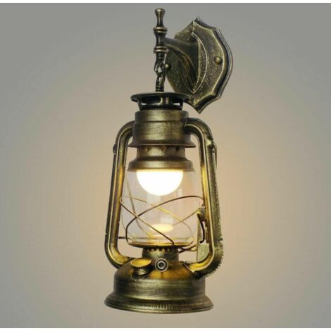 Außenwandleuchte Vintage Gartenlampe Außenwandlaternen Retro Rustikal Wandlampe Aussen Dekorative Außenlampe Wandleuchte Industrie Wandlampe Garten Flur Hängelampe E27