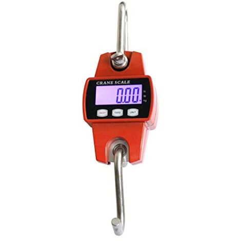 300kg Hängewaage LCD-Display Digital Lastenwaage Mini Tragbare Waage Industriewaage Kranwaage Landwirtschaft Zugwaage Wildwaage (1/5)